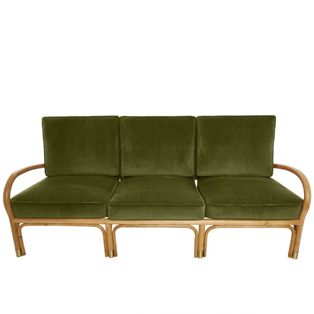 riviera - Canapé velours Vert - Vue supplémentaire 2