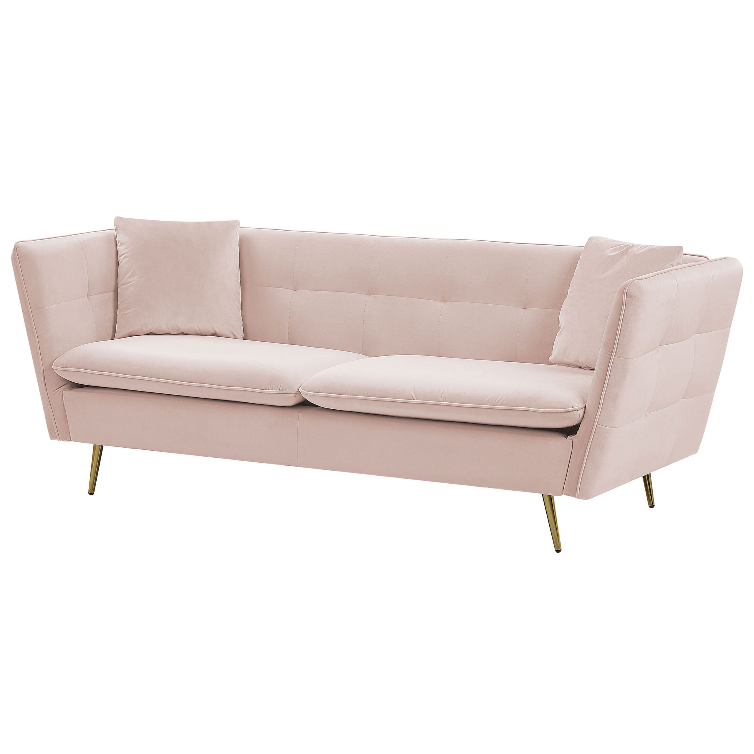 frederica - Canapé velours Rose - Vue supplémentaire 2