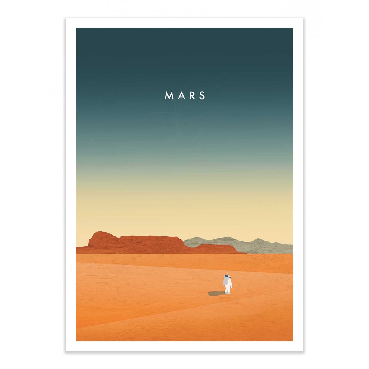 MARS - Affiche d'art 50 x 70 cm MARS - Affiche d'art 50 x 70 cm