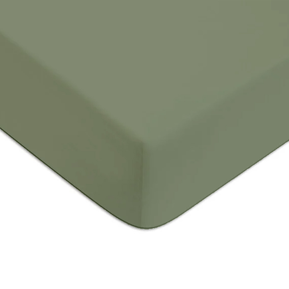 Drap housse Sauge 140x200cm 57 fils Drap housse Sauge 140x200cm 57 fils