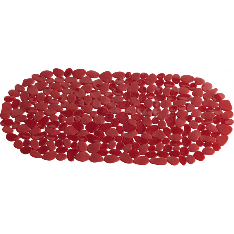 Tapis de bain anti-dérapant rouge 70x35cm Tapis de bain anti-dérapant rouge 70x35cm