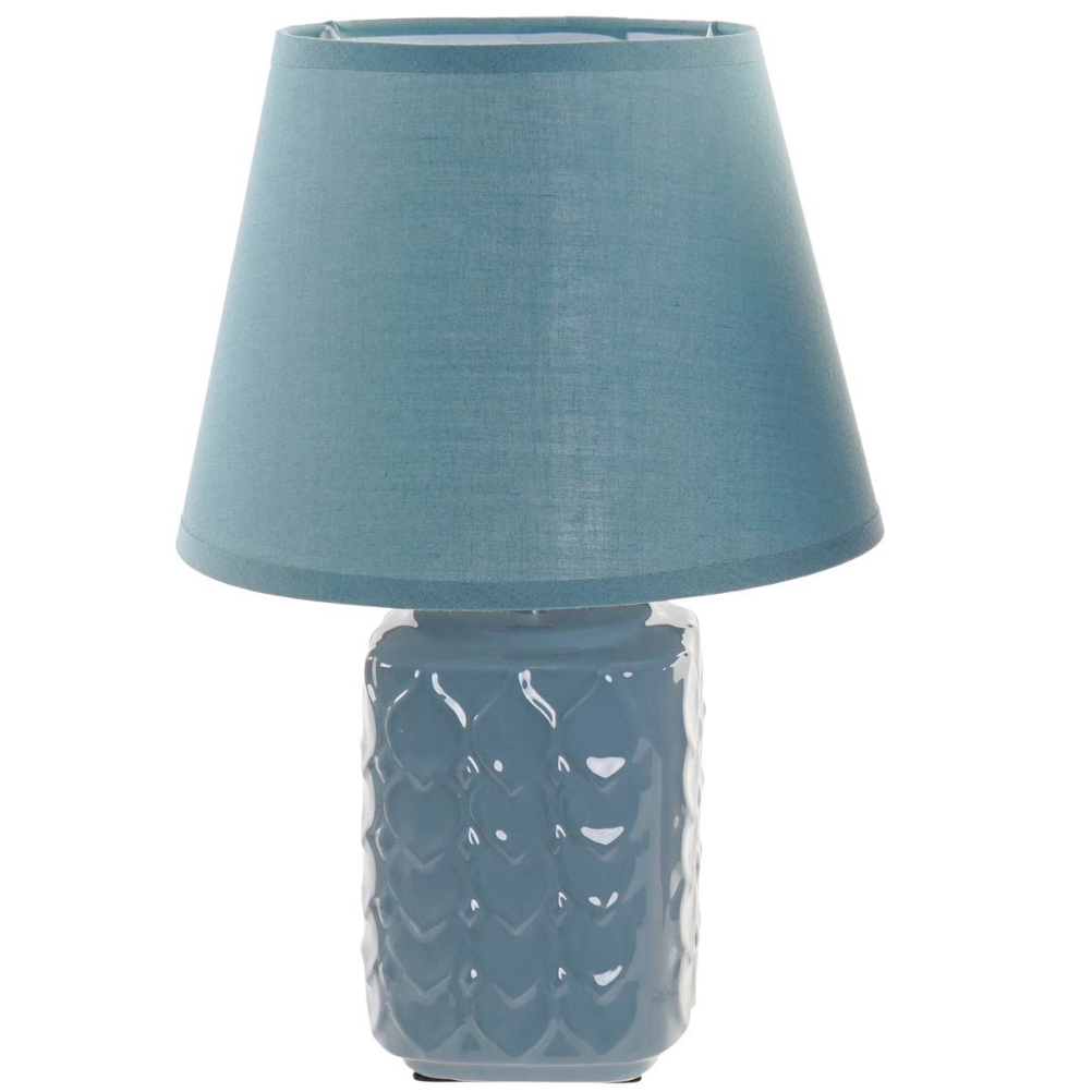 Lampe bleue en dolomite 22x33cm (photo) Lampe bleue en dolomite 22x33cm