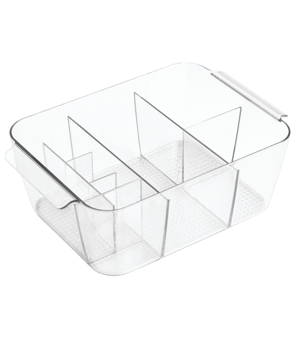 Panier de rangement cosmétique 11 compartiments - Transparent (photo) Panier de rangement cosmétique 11 compartiments - Transparent