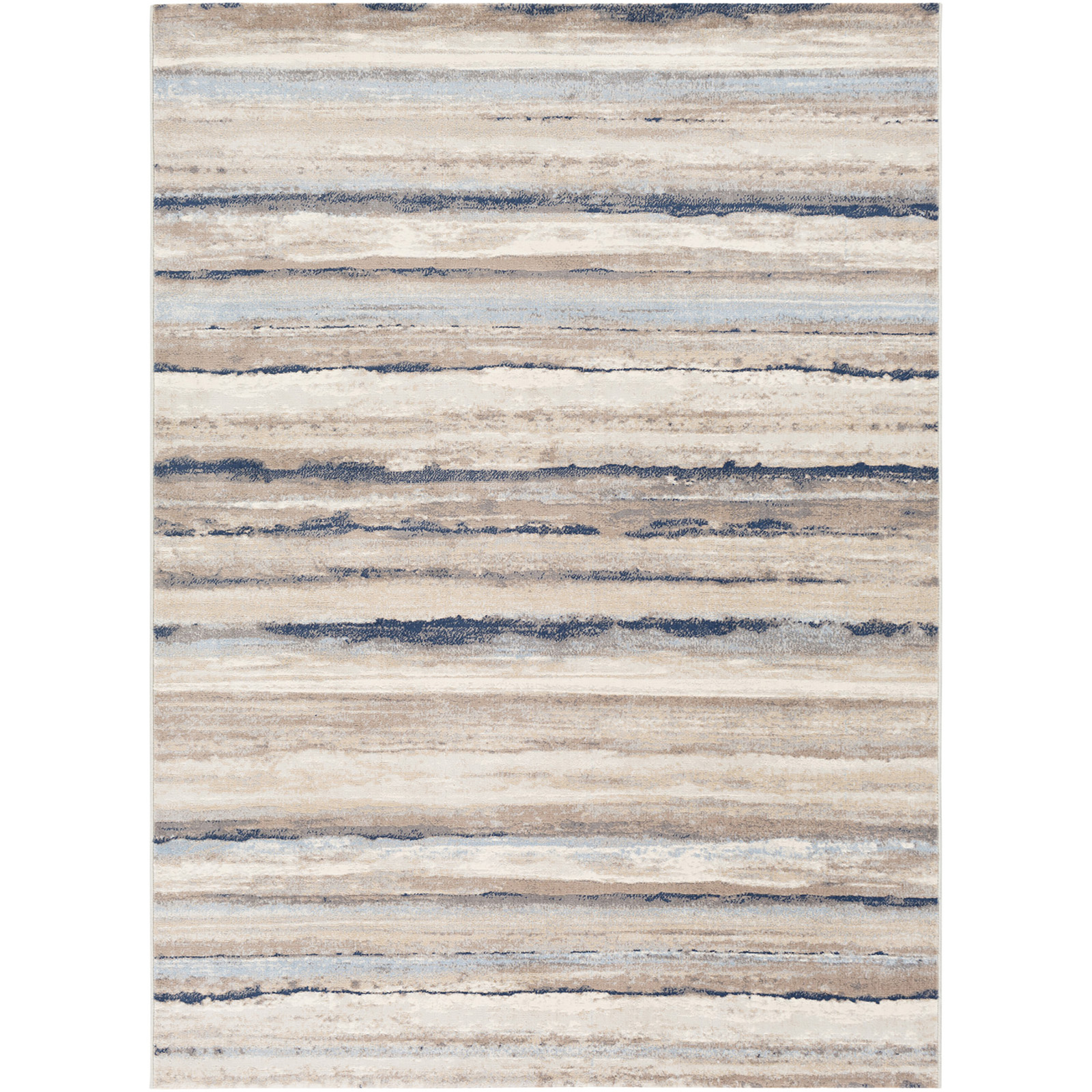 Tapis de salon contemporain taupe et bleu 160x216 Tapis de salon contemporain taupe et bleu 160x216