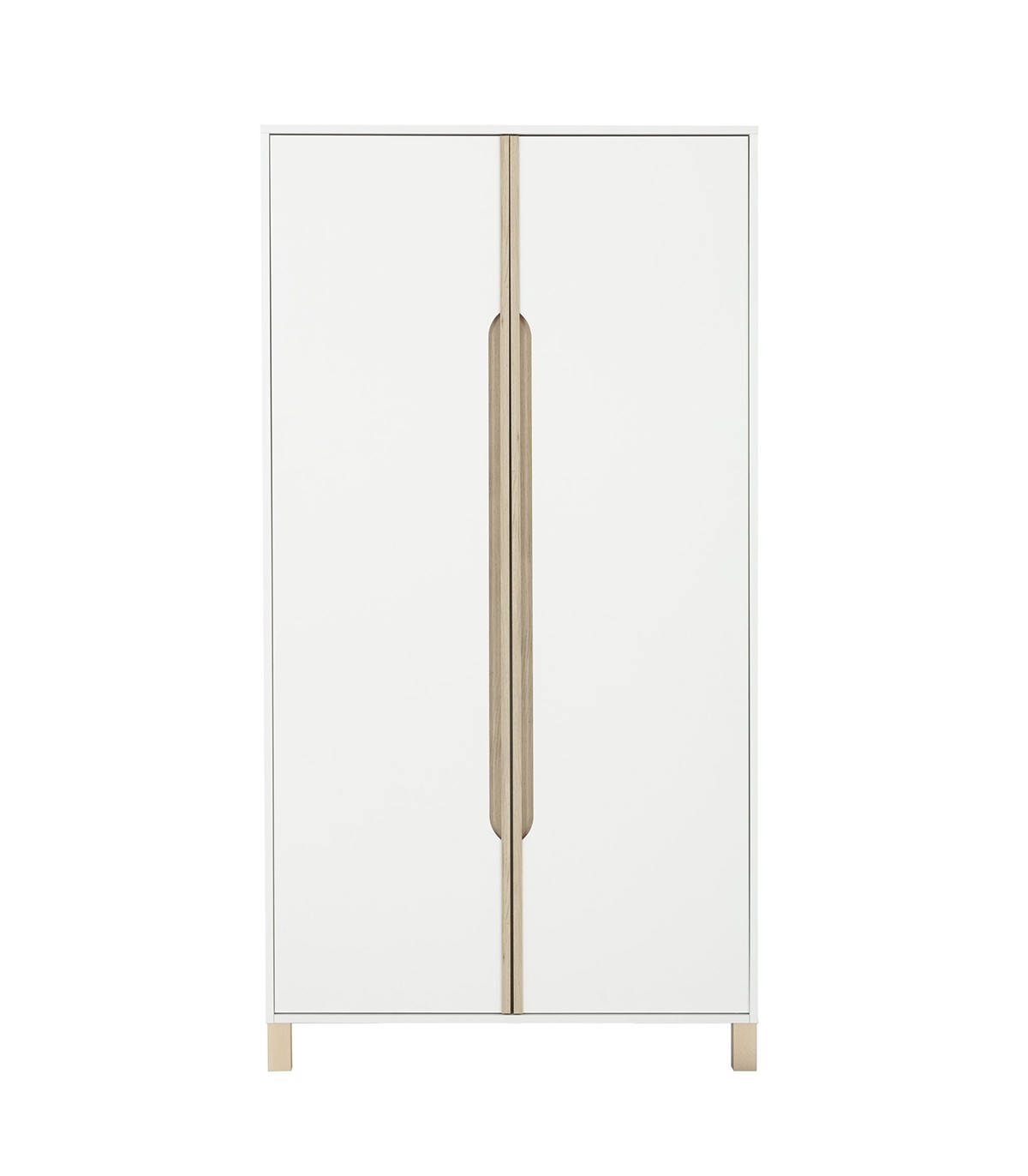 Armoire 2 portes Enfant - Blanc 101 x H194 cm
