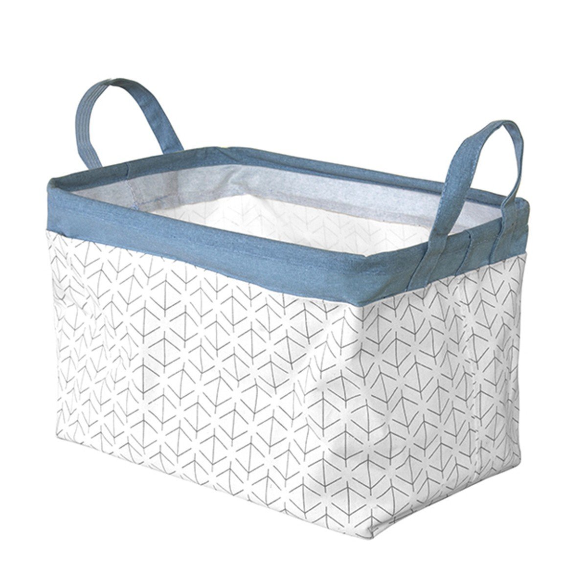 Panier 2 poignées 38x26x26cm - Blanc Panier 2 poignées 38x26x26cm - Blanc