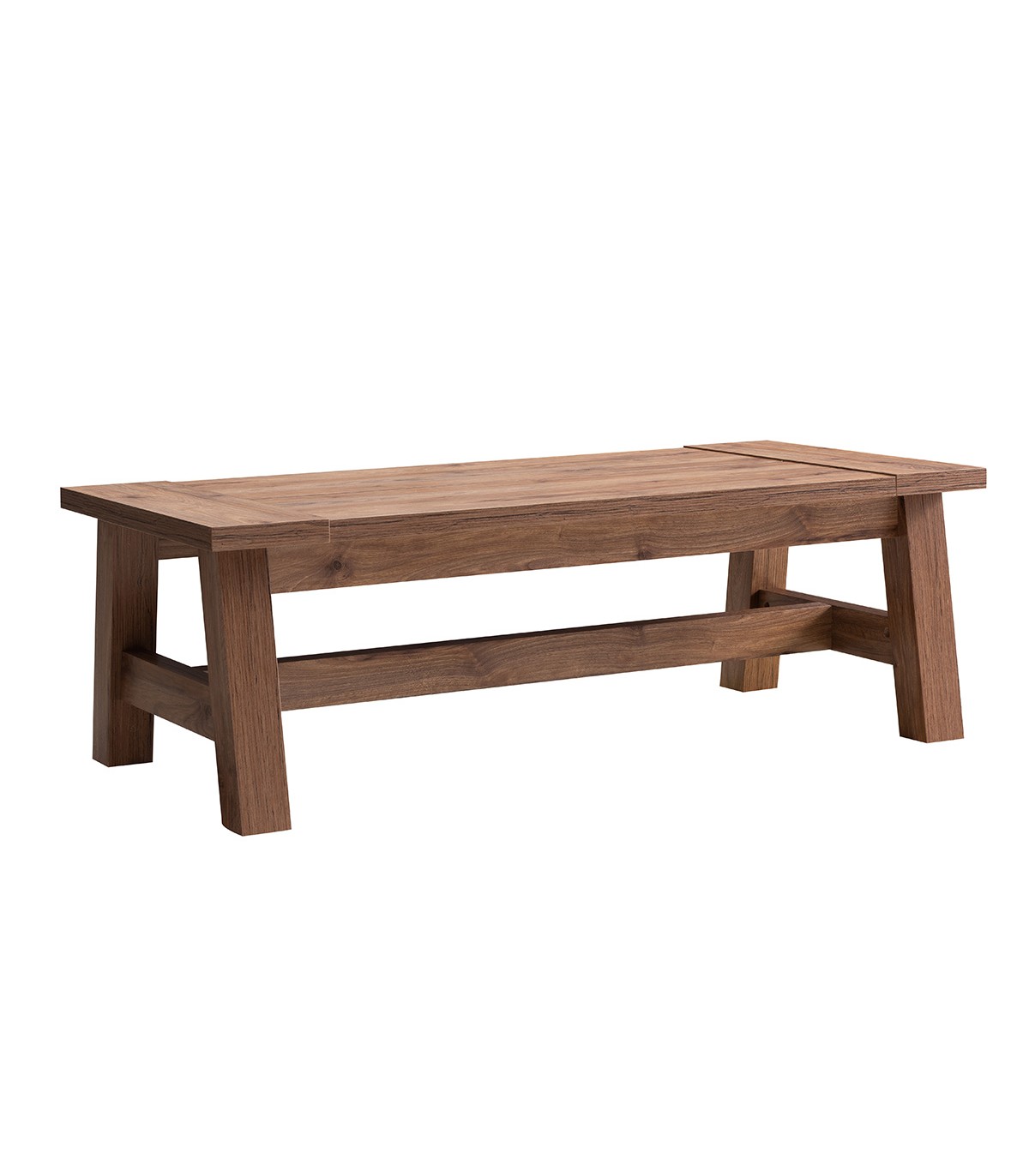 Table basse en bois style campagne - Marron