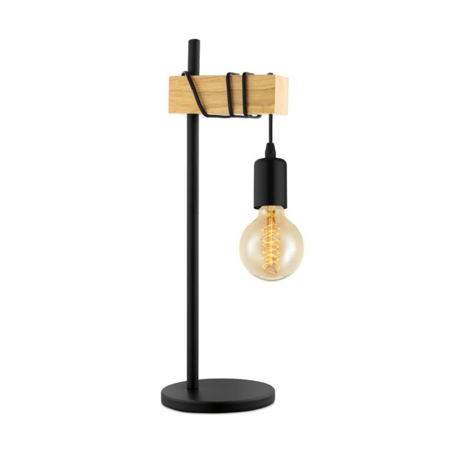 Lampe à poser bois H50cm Lampe à poser bois H50cm