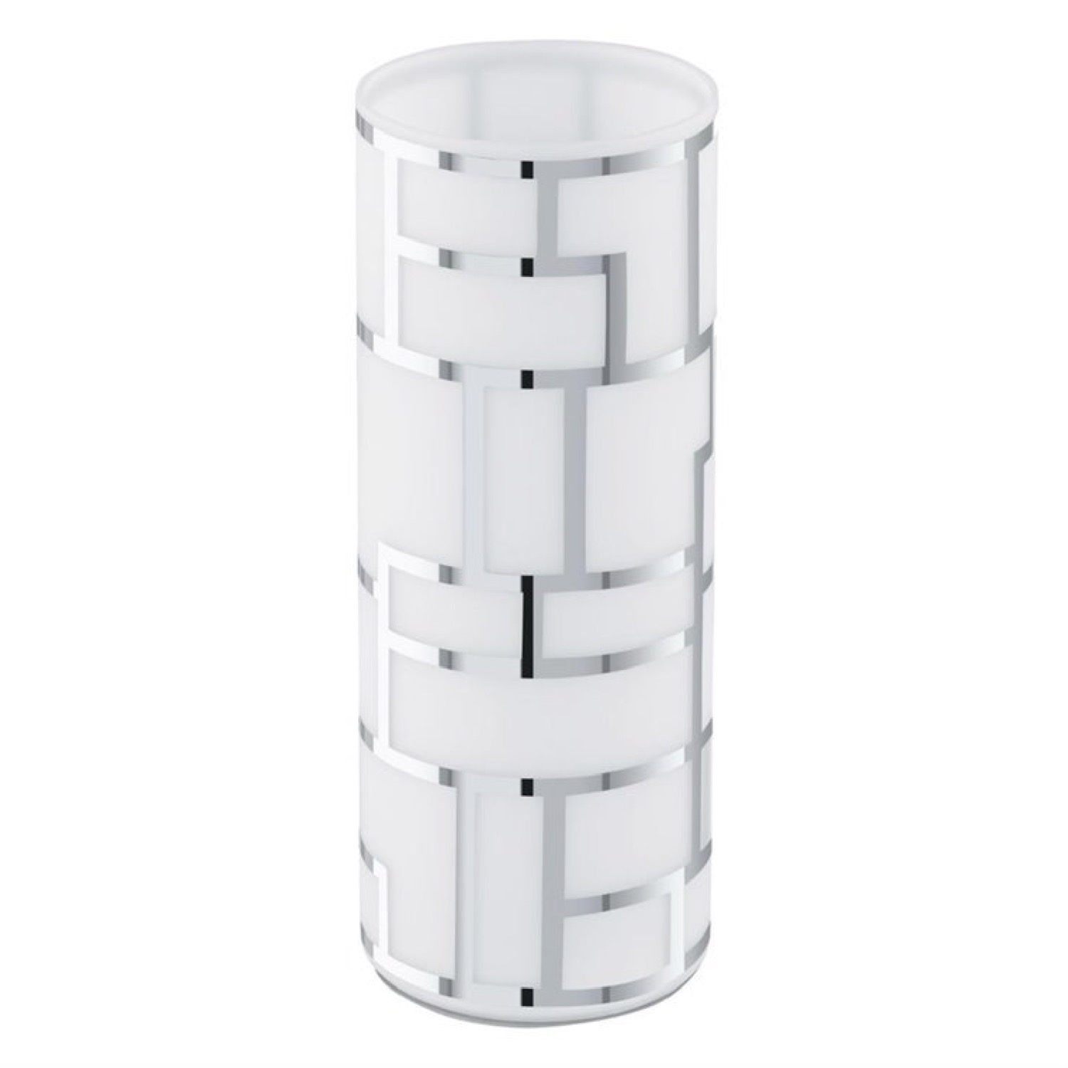 Lampe de table acier & verre H27cm Lampe de table acier & verre H27cm