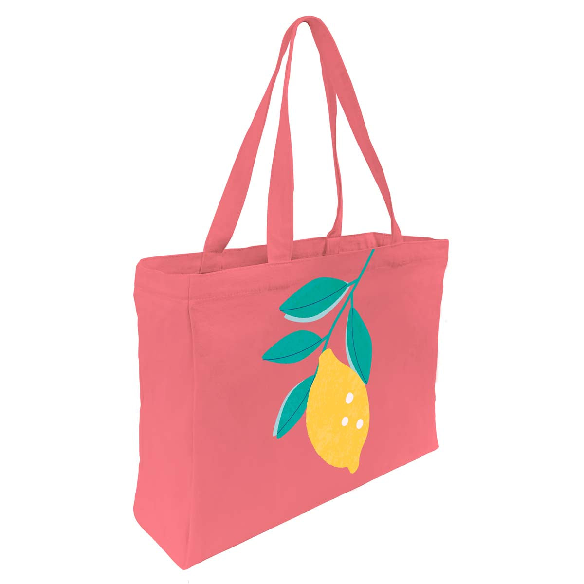 Tote Bag Coton Imprimé Citron Tote Bag Coton Imprimé Citron