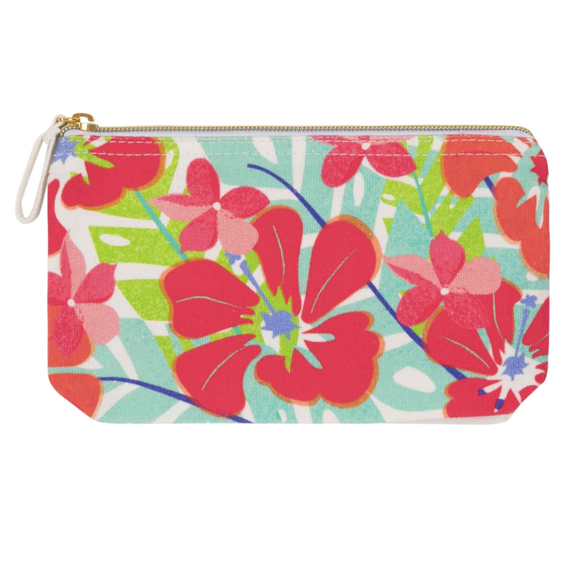 Pochette Coton Imprimé Hibiscus (photo) Pochette Coton Imprimé Hibiscus