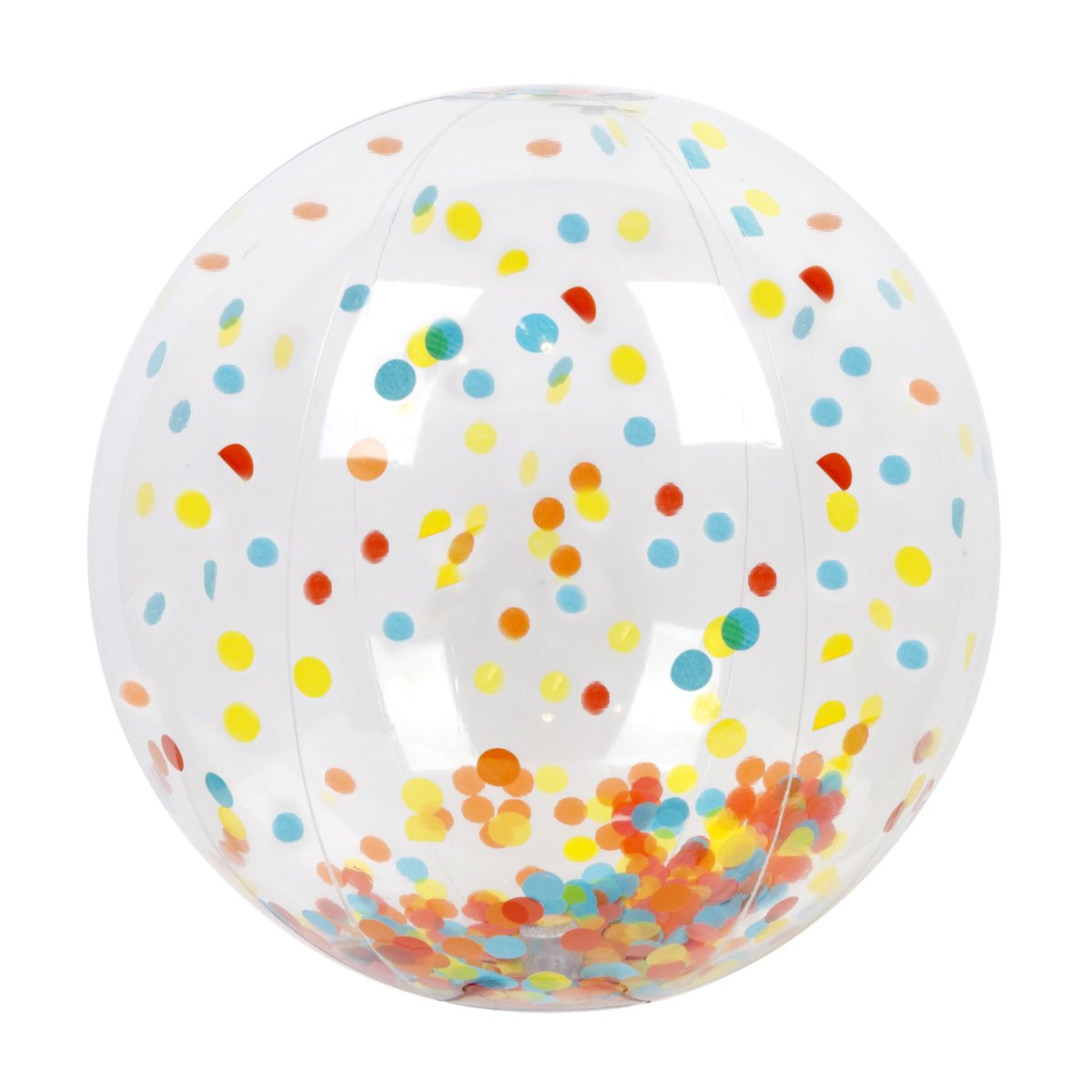 Ballon de plage gonflable confettis multicolore Ballon de plage gonflable confettis multicolore