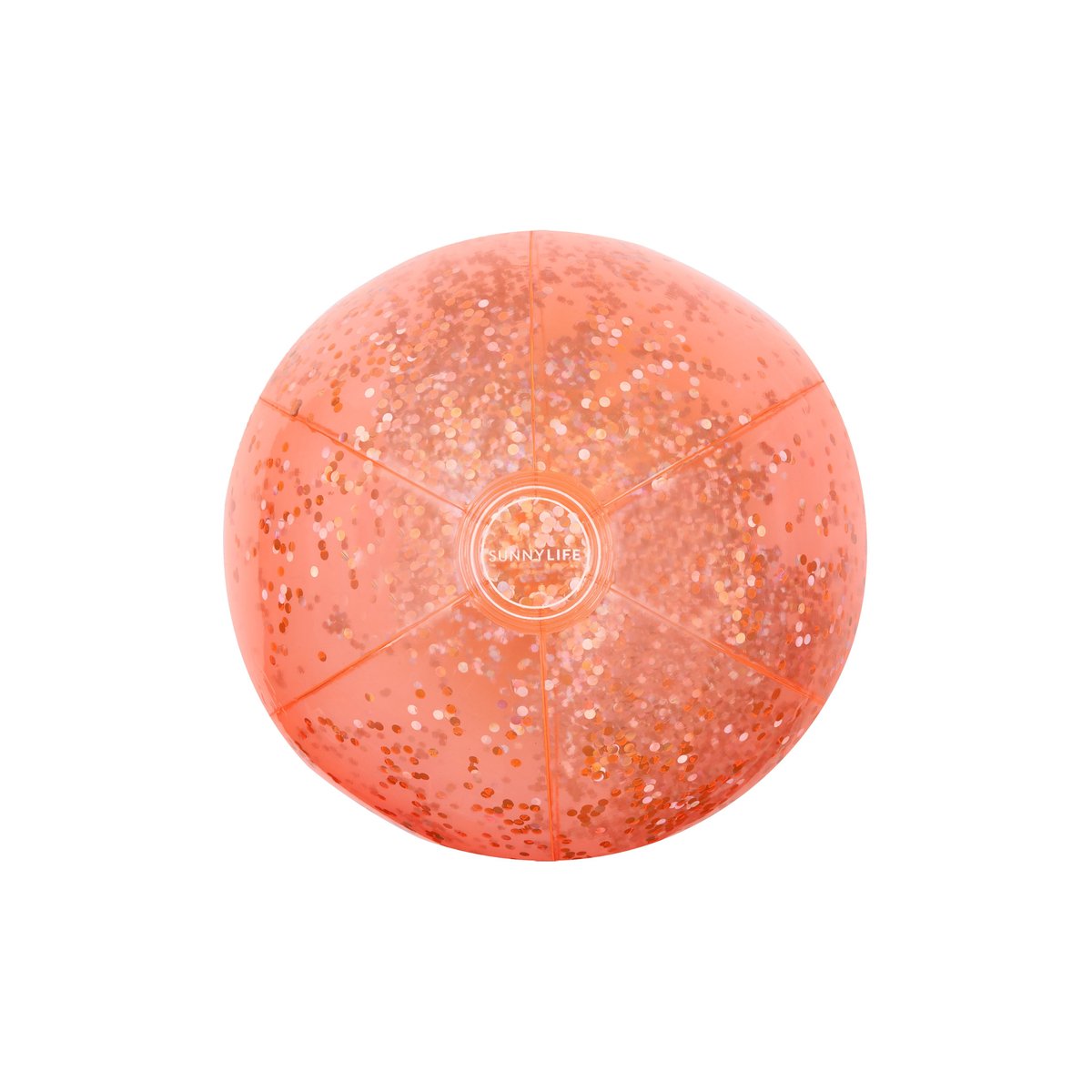 Ballon gonflable corail à paillettes (photo) Ballon gonflable corail à paillettes