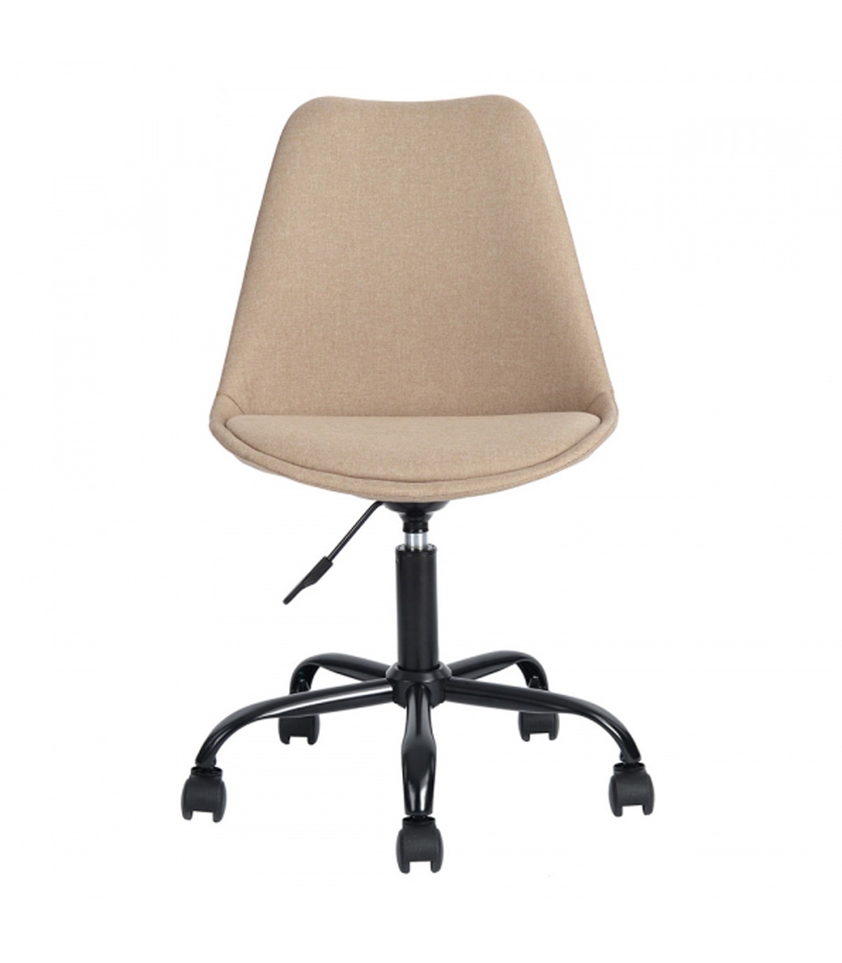 Chaise de bureau en tissu - Beige Chaise de bureau en tissu - Beige