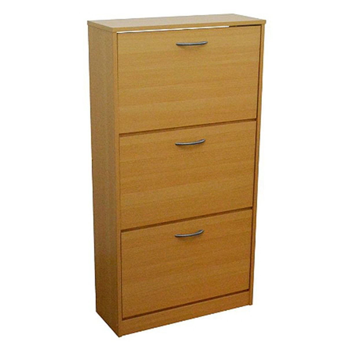 Etagère à chaussures 3 tiroirs - Marron