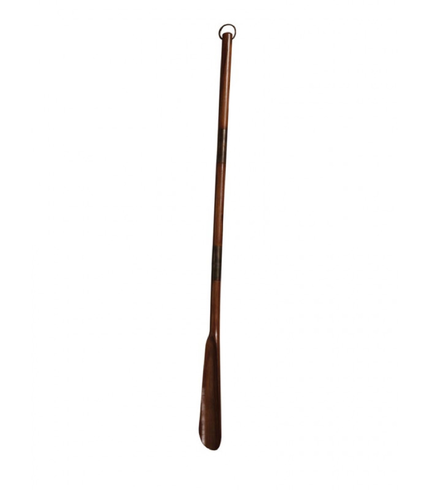 Chausse-pied en bois de manguier et laiton long manche Chausse-pied en bois de manguier et laiton long manche