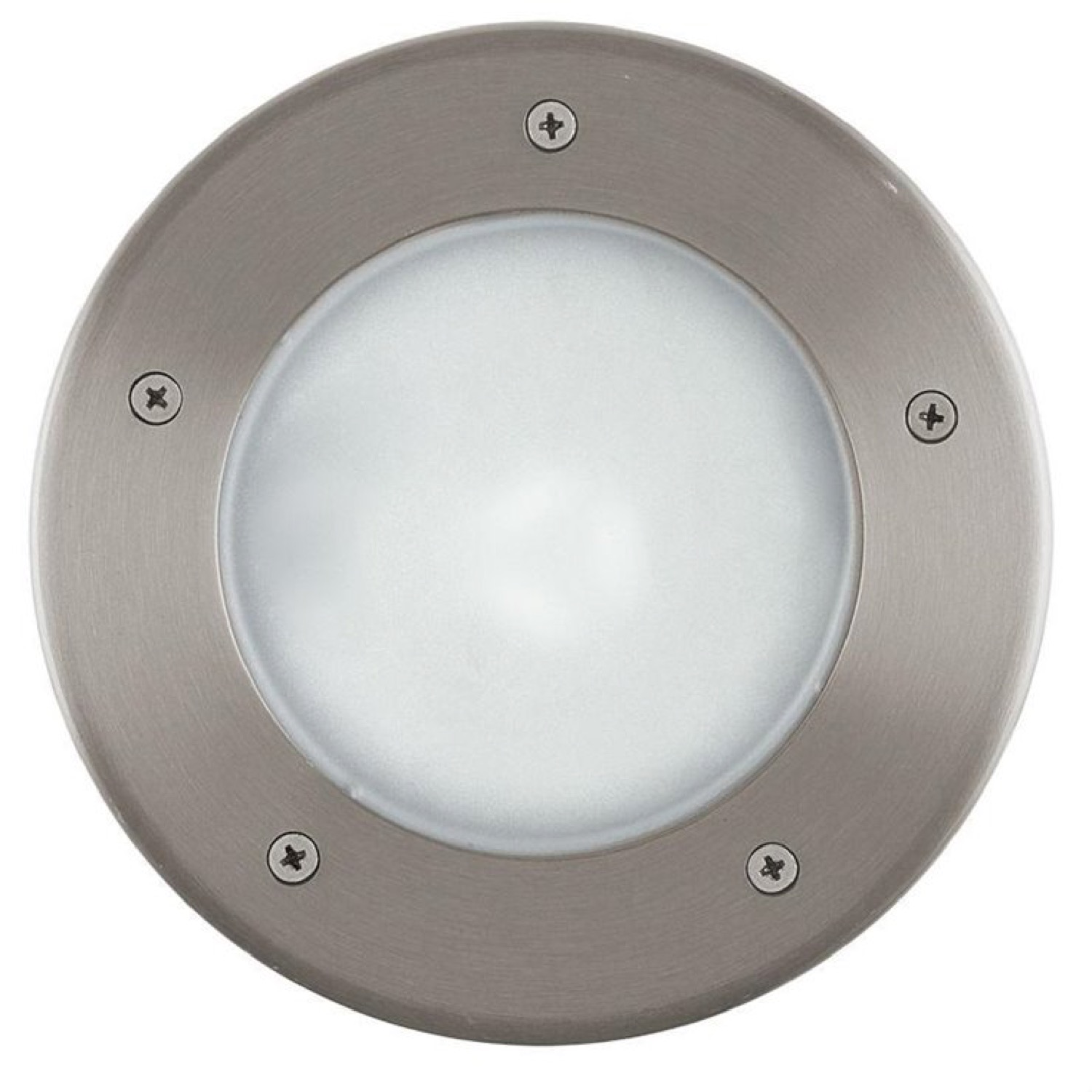 Spot d'extérieur encastrable rond métal D17cm