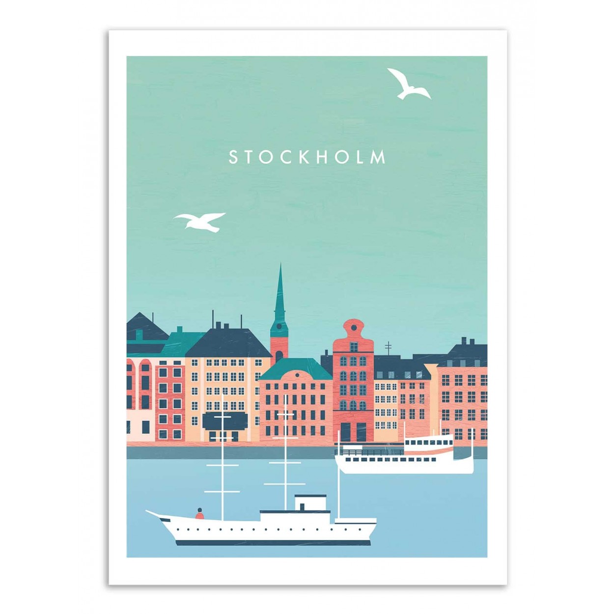 STOCKHOLM - Affiche d'art 50 x 70 cm STOCKHOLM - Affiche d'art 50 x 70 cm