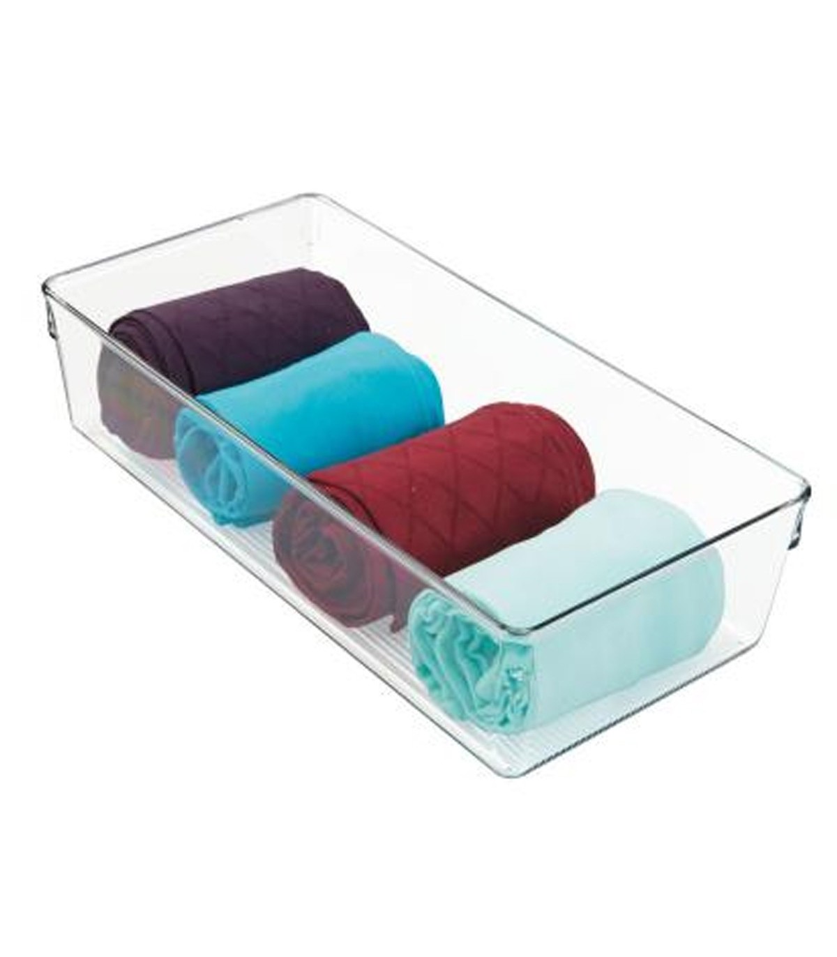 Bac de rangement pour serviette transparent (photo) Bac de rangement pour serviette transparent