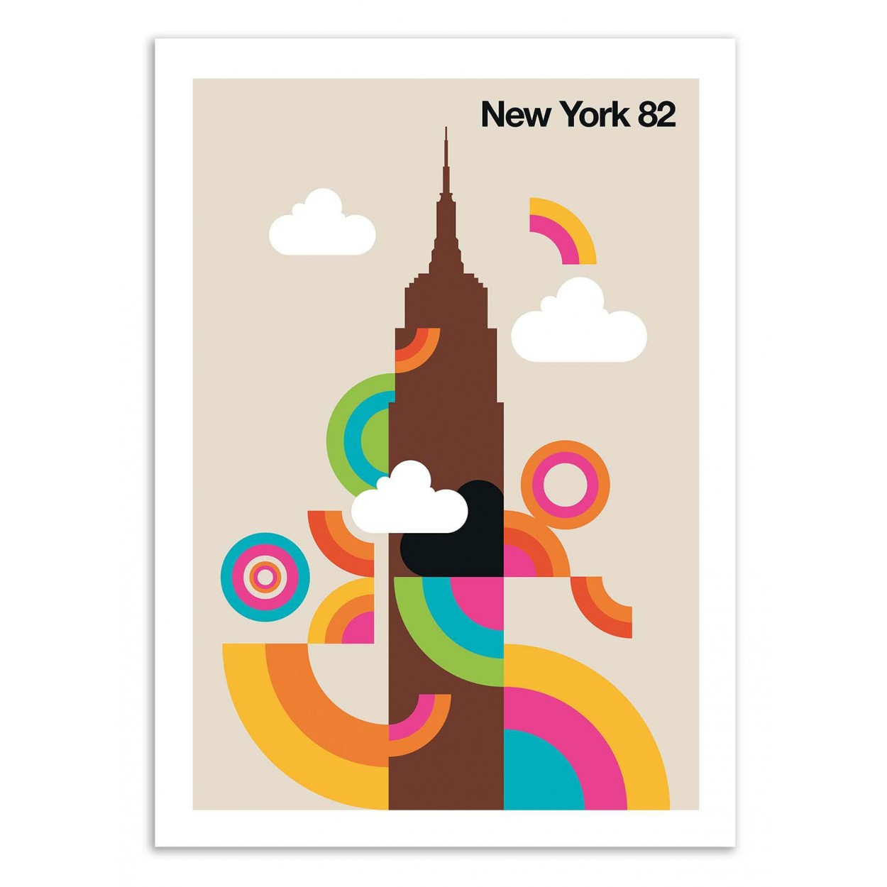 NEW YORK 82 - Affiche d'art 50 x 70 cm NEW YORK 82 - Affiche d'art 50 x 70 cm