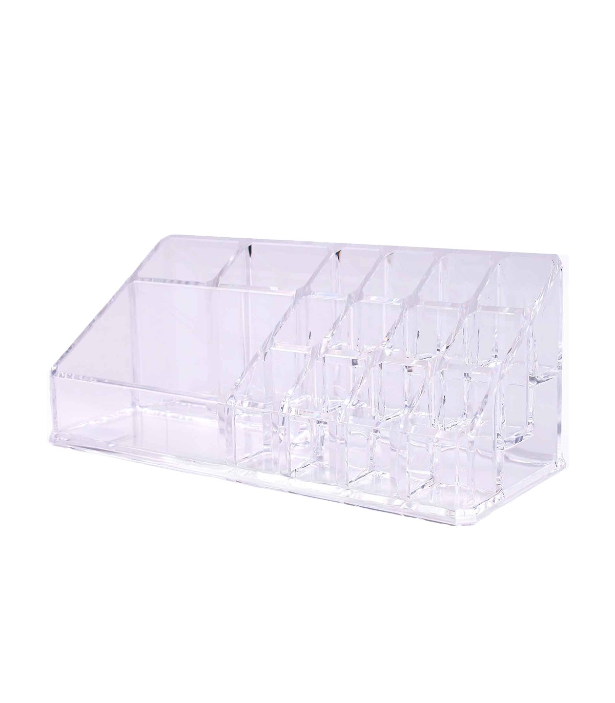 Boîte de rangement maquillage en acrylique - Transparent (photo) Boîte de rangement maquillage en acrylique - Transparent