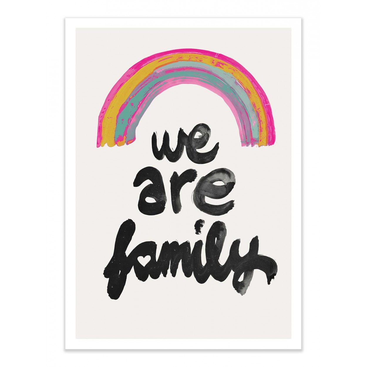 WE ARE FAMILY - TREECHILD - Affiche d'art 50 x 70 cm WE ARE FAMILY - TREECHILD - Affiche d'art 50 x 70 cm