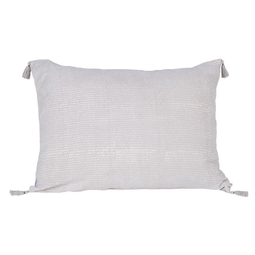 Housse de coussin en velours beige imprimé 50x70 cm (photo) Housse de coussin en velours beige imprimé 50x70 cm