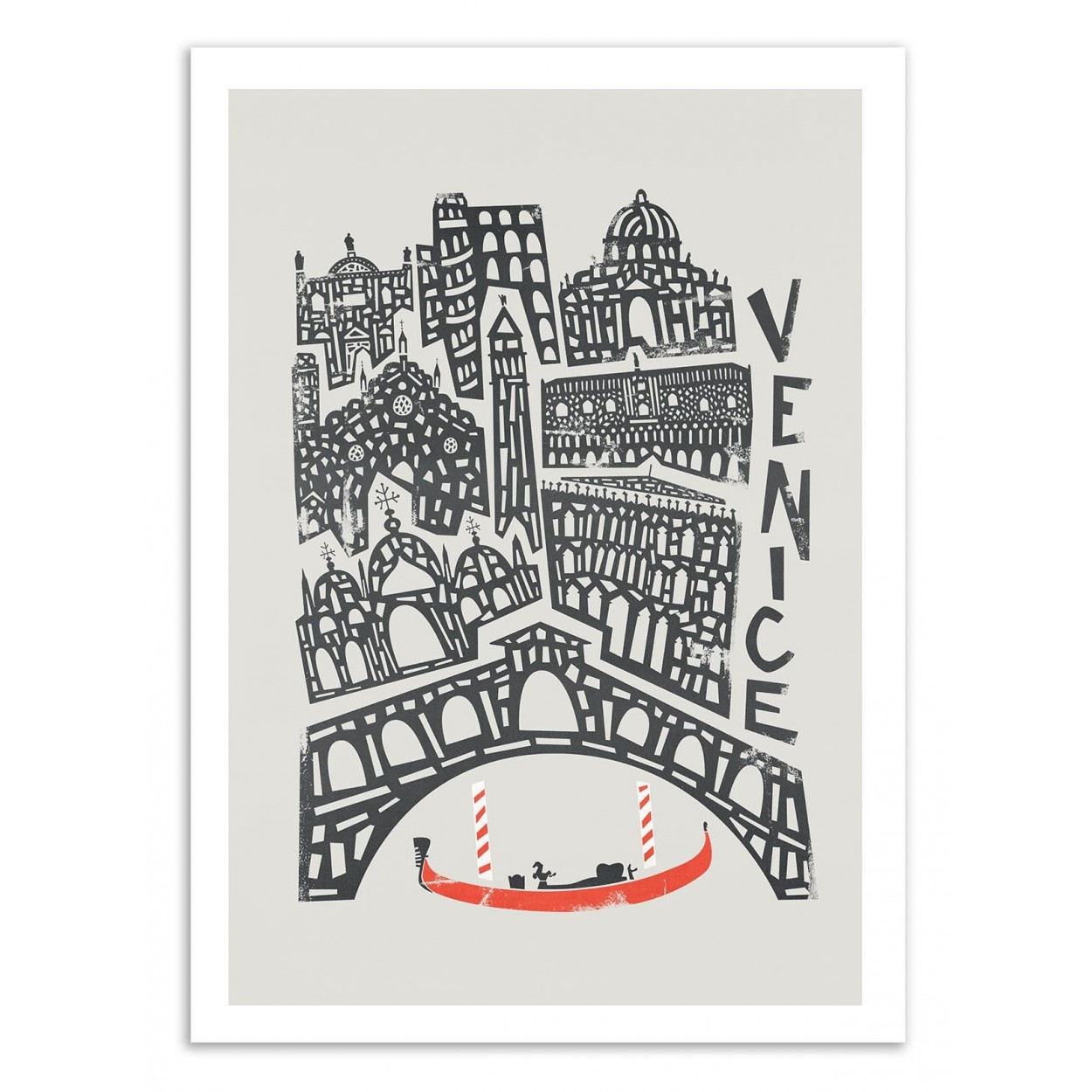VENISE - Affiche d'art 50 x 70 cm (photo) VENISE - Affiche d'art 50 x 70 cm