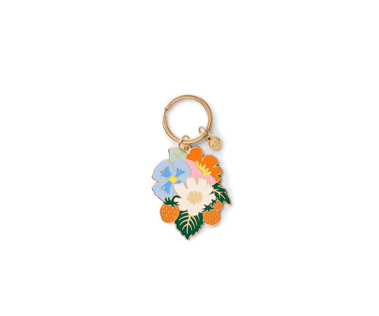 Porte cles en metal strawberry fields Porte cles en metal strawberry fields