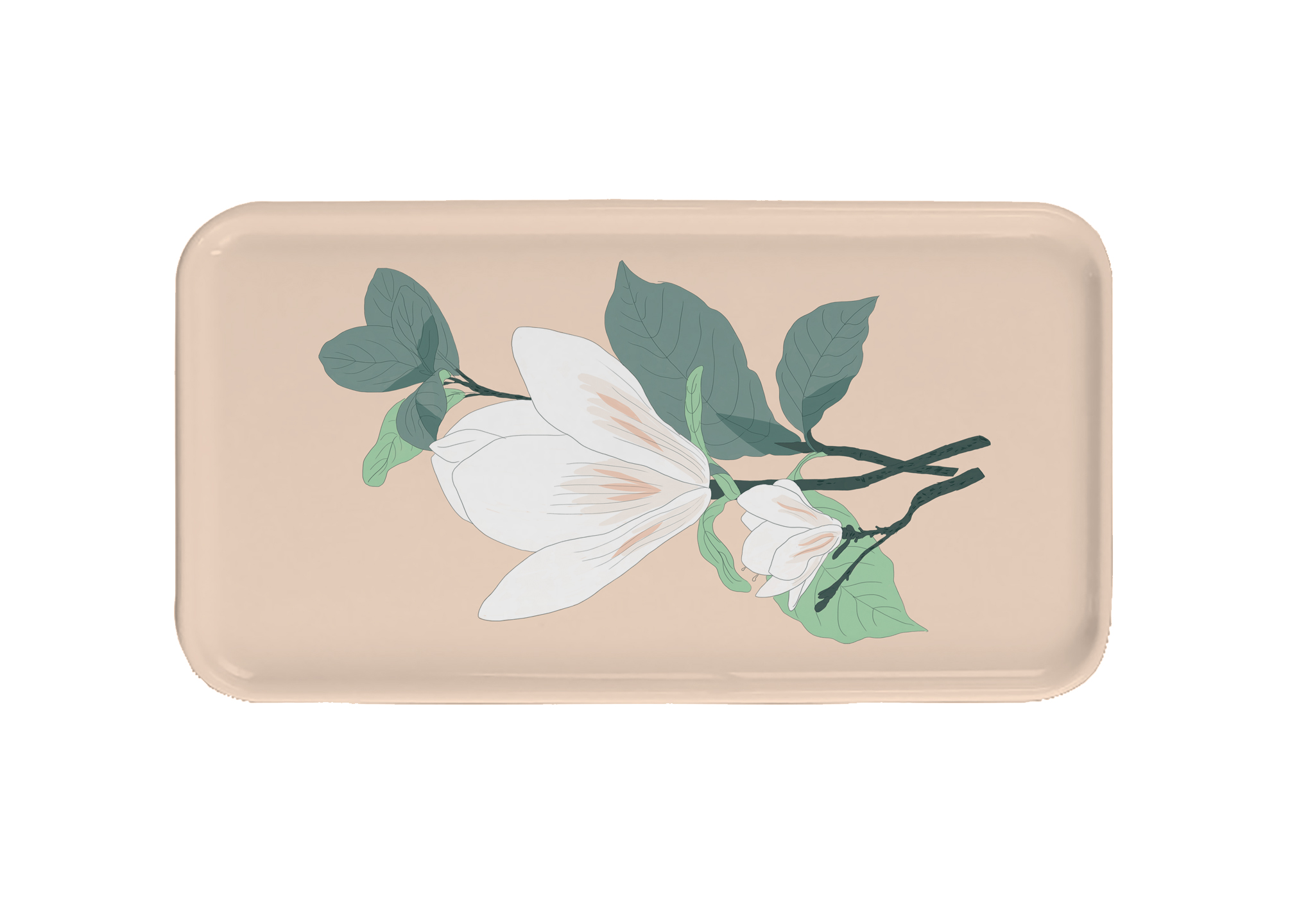 Petit plateau en bois Magnolia 28x14 cm Petit plateau en bois Magnolia 28x14 cm