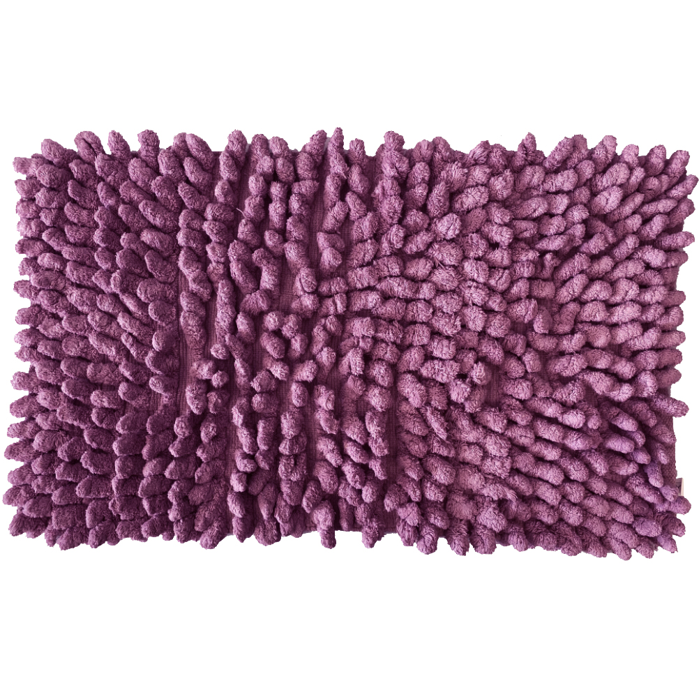 Carpette de bain figue en coton 50x80cm (photo) Carpette de bain figue en coton 50x80cm