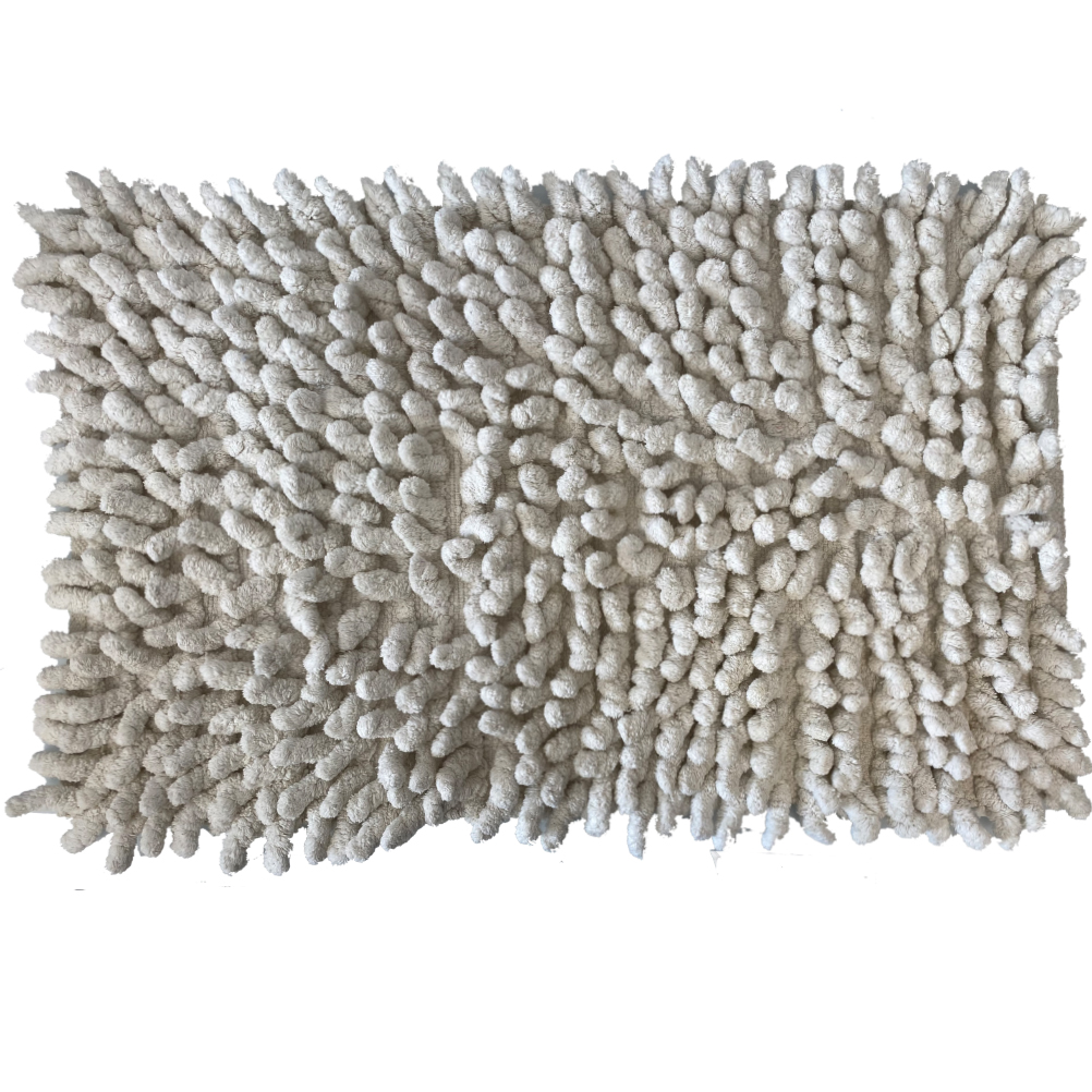 Carpette de bain en coton chantilly 50x80cm (photo) Carpette de bain en coton chantilly 50x80cm