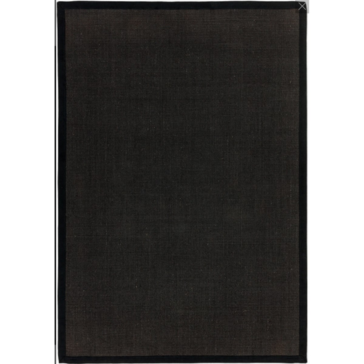 Tapis en Fibre végétale Noir 160x230 cm
