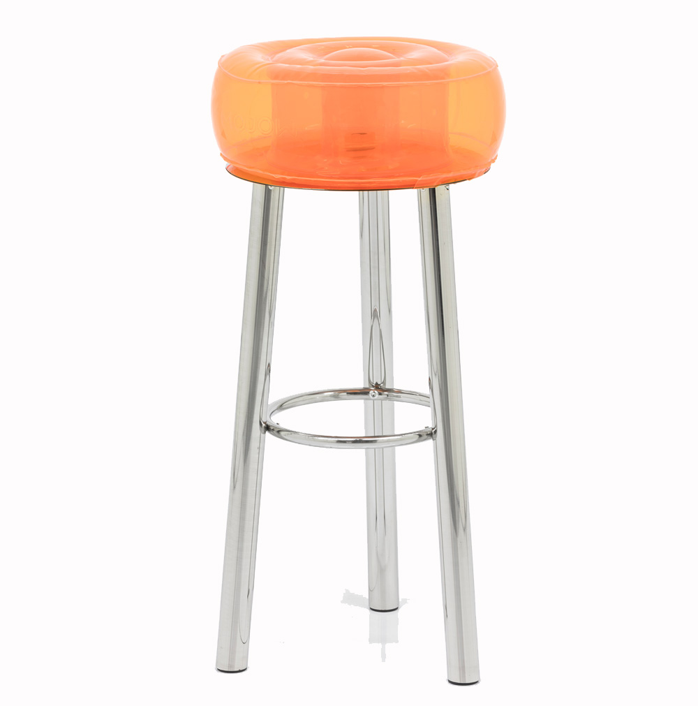 Tabouret de bar design orange