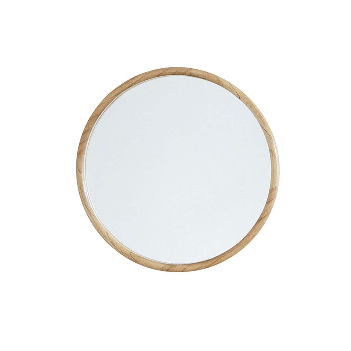 Miroir rond en bois de mindy D50