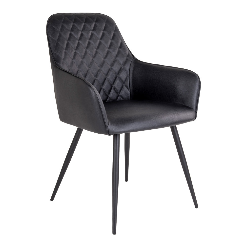 Chaise design en simili cuir