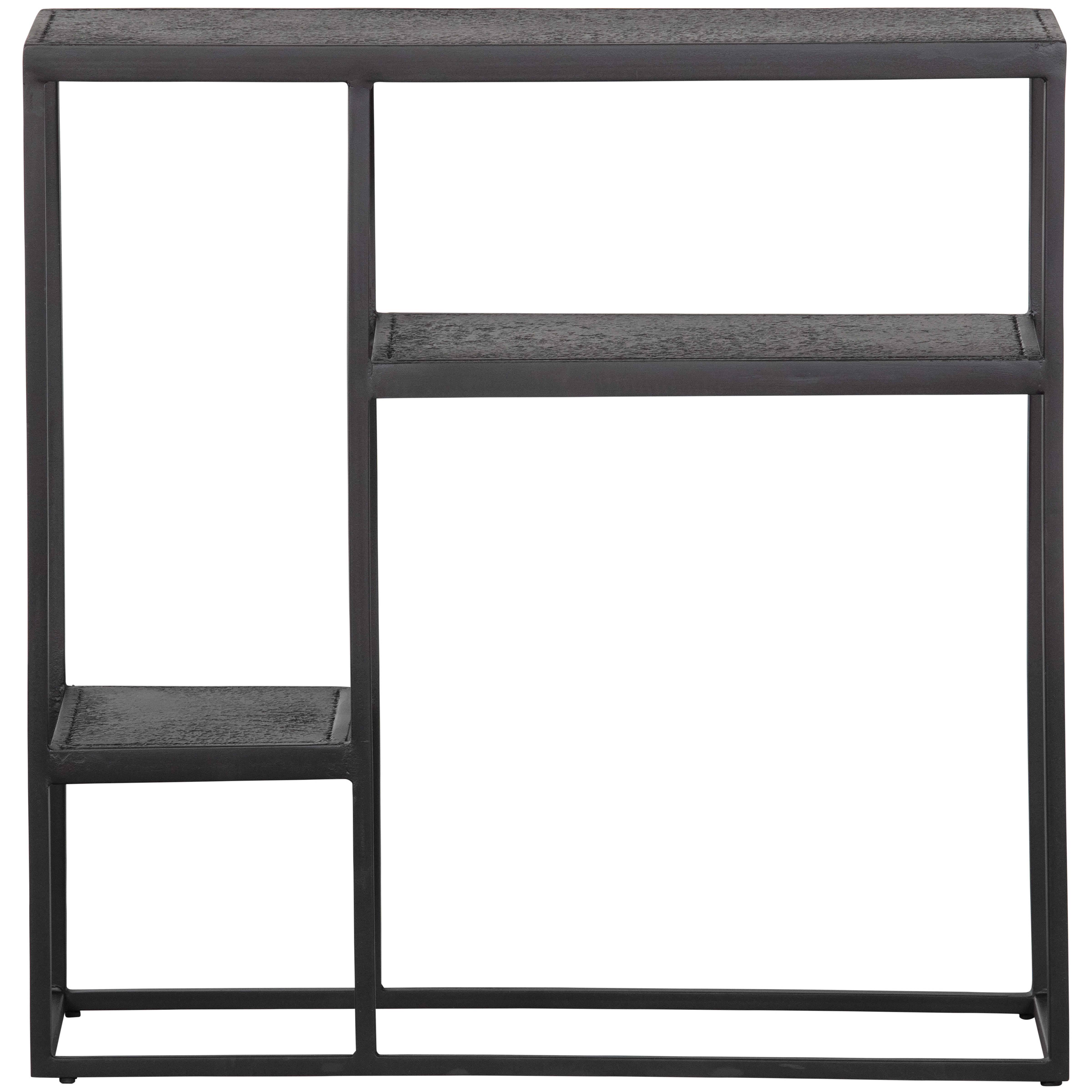 Étagère en métal 76x76cm noir Étagère en métal 76x76cm noir