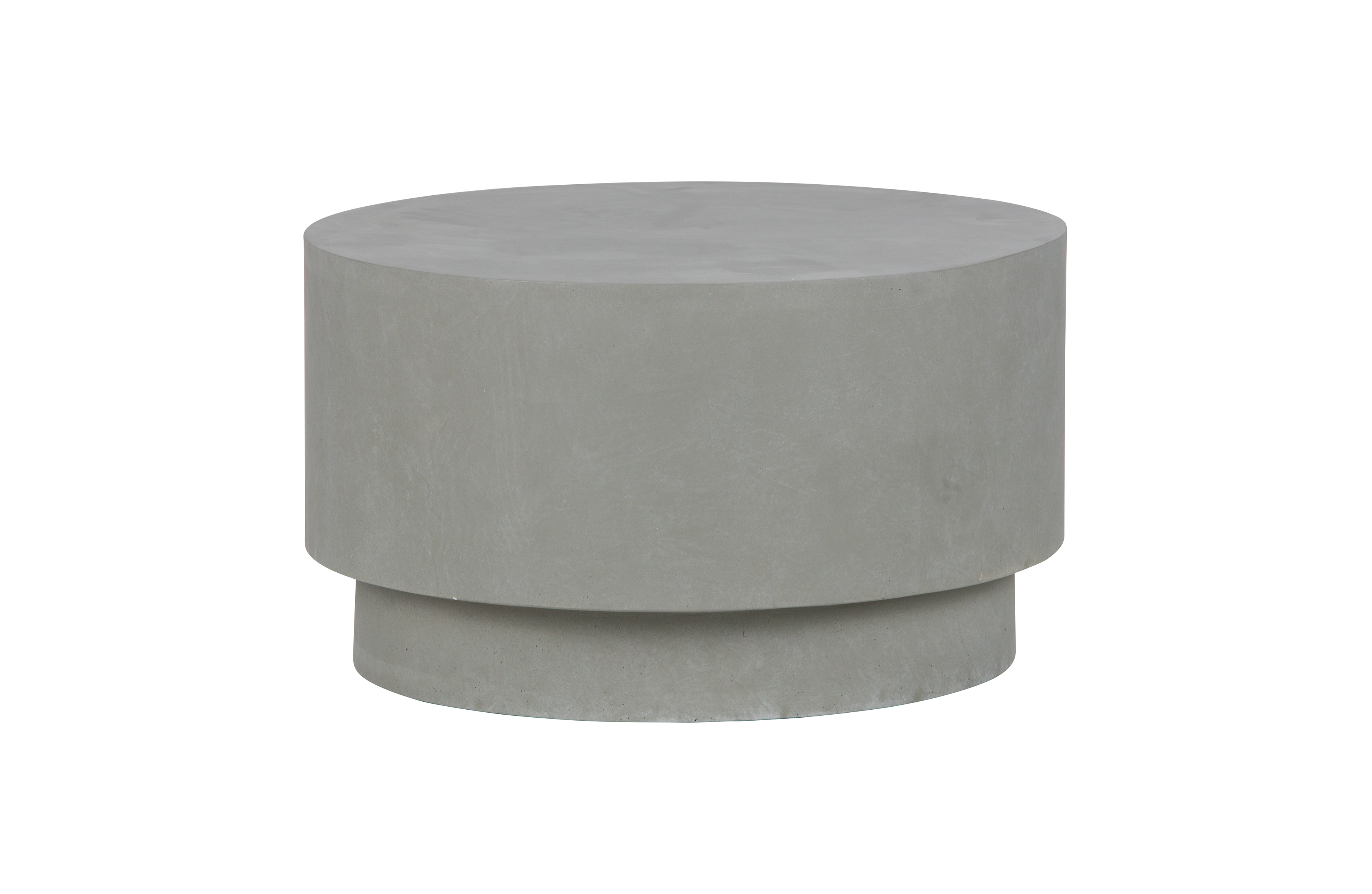 Table basse ronde 60cm intérieur extérieur en argile Gris