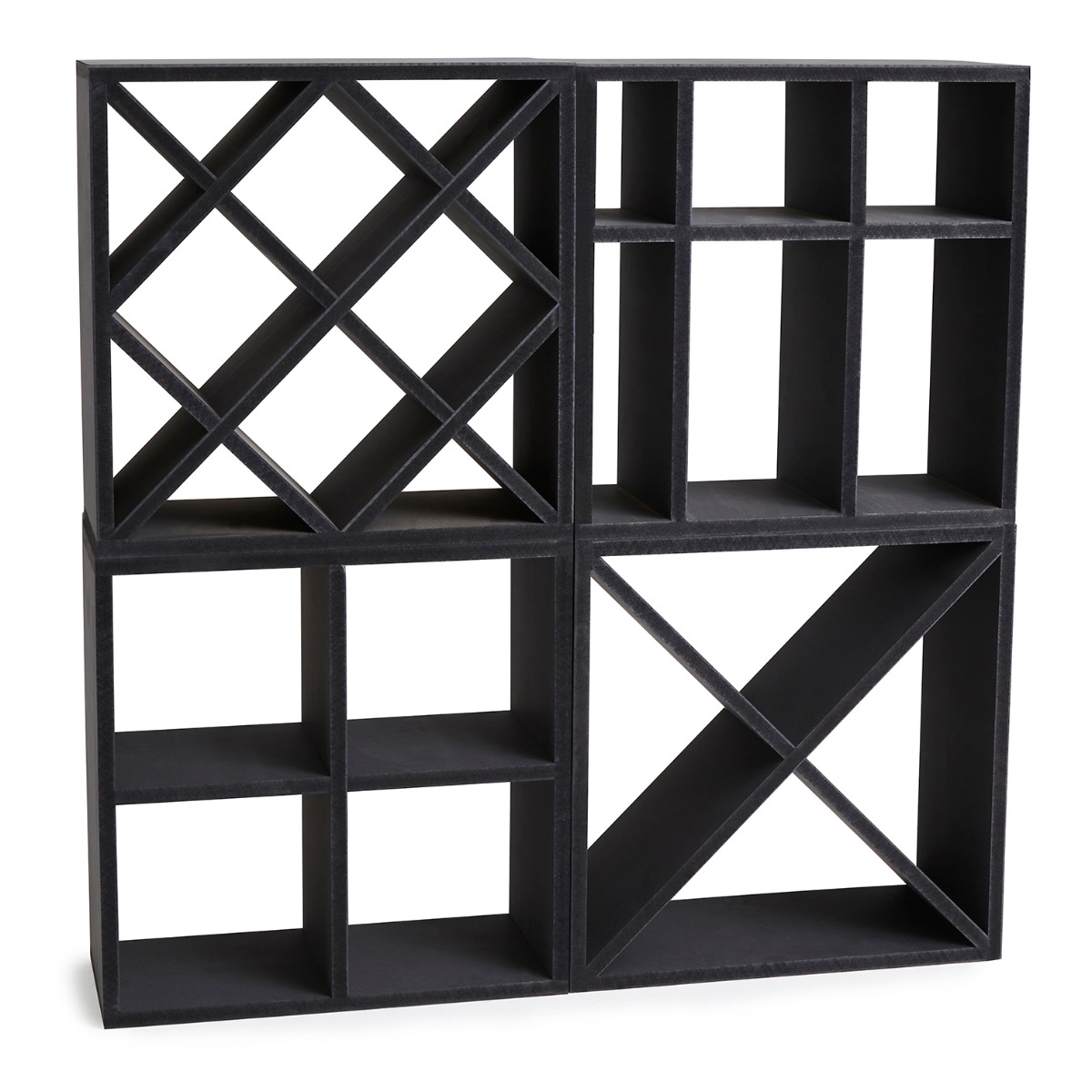 Ensemble de 4 casiers 112 bouteilles valchromat Ensemble de 4 casiers 112 bouteilles valchromat