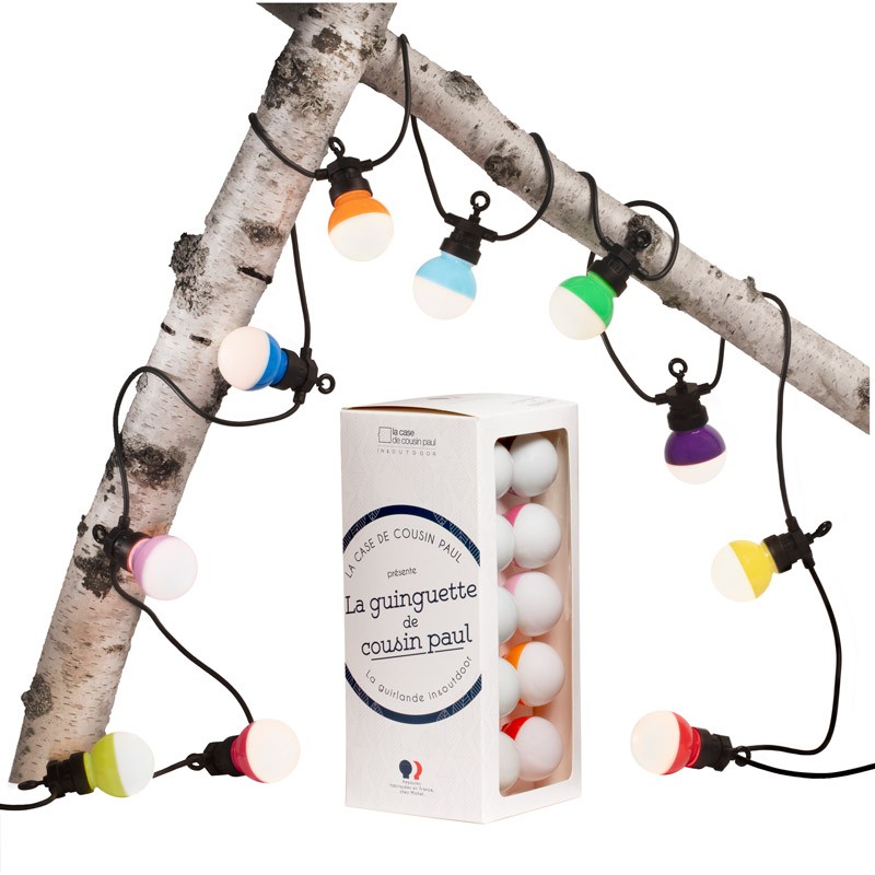 Coffret guirlande guinguette Bora Bora 15m (photo) Coffret guirlande guinguette Bora Bora 15m