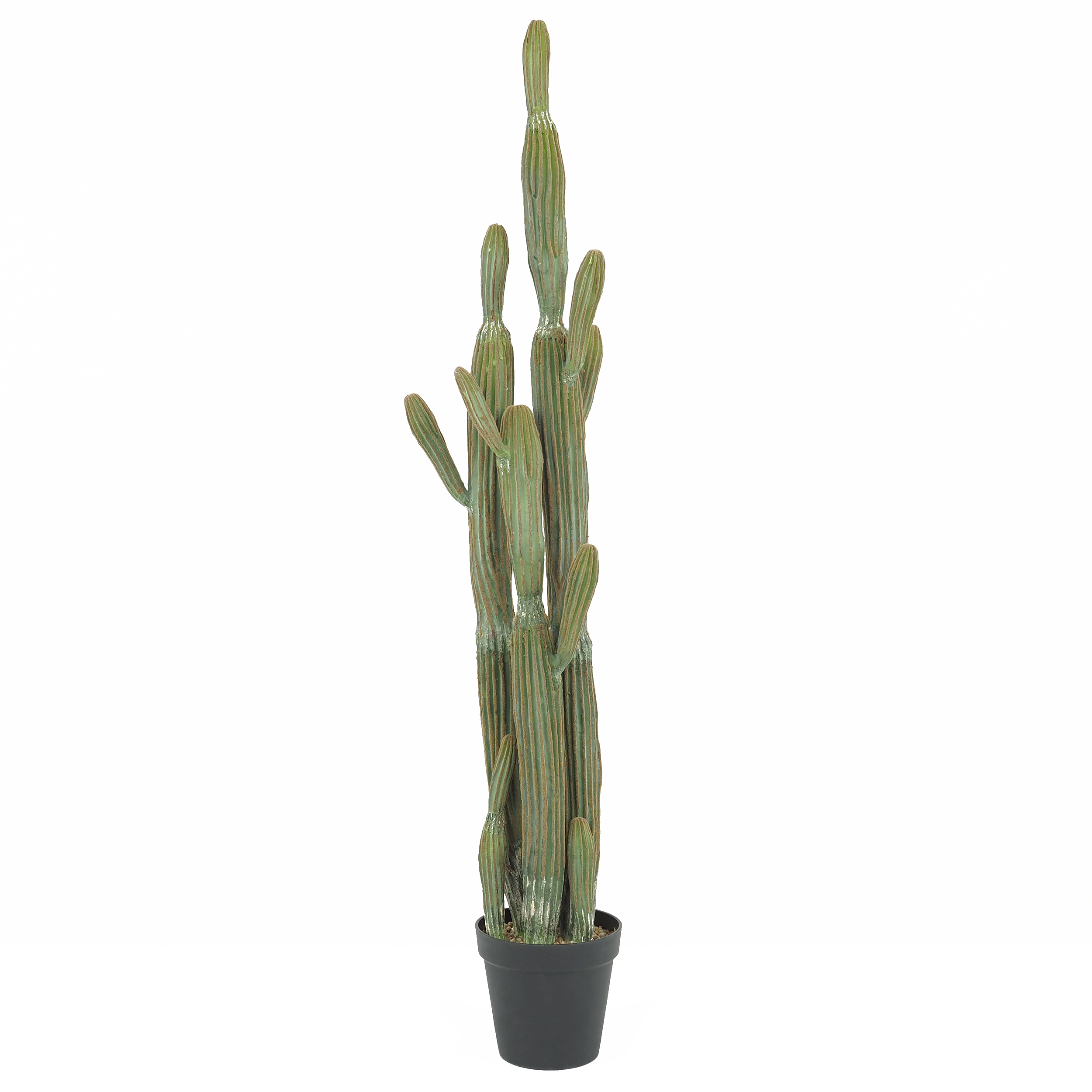 Cactus Artificiel, 6 Branches, H.150cm, Vert