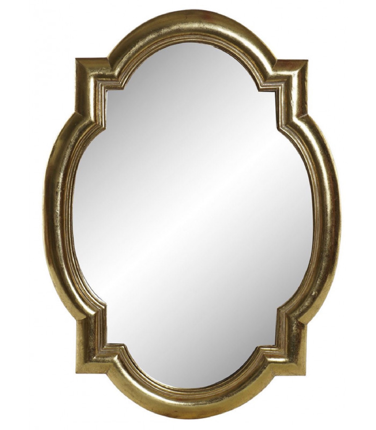 Miroir classique doré en résine 39x54 Miroir classique doré en résine 39x54