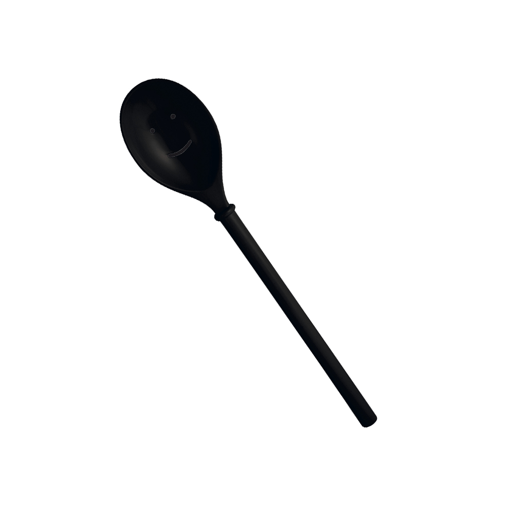 Cuillère souriante noire 31cm