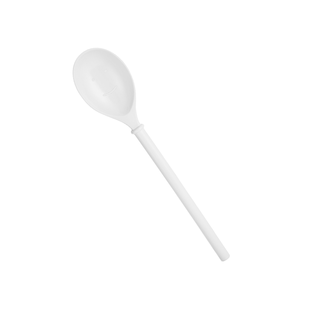 Cuillère souriante blanche 31cm