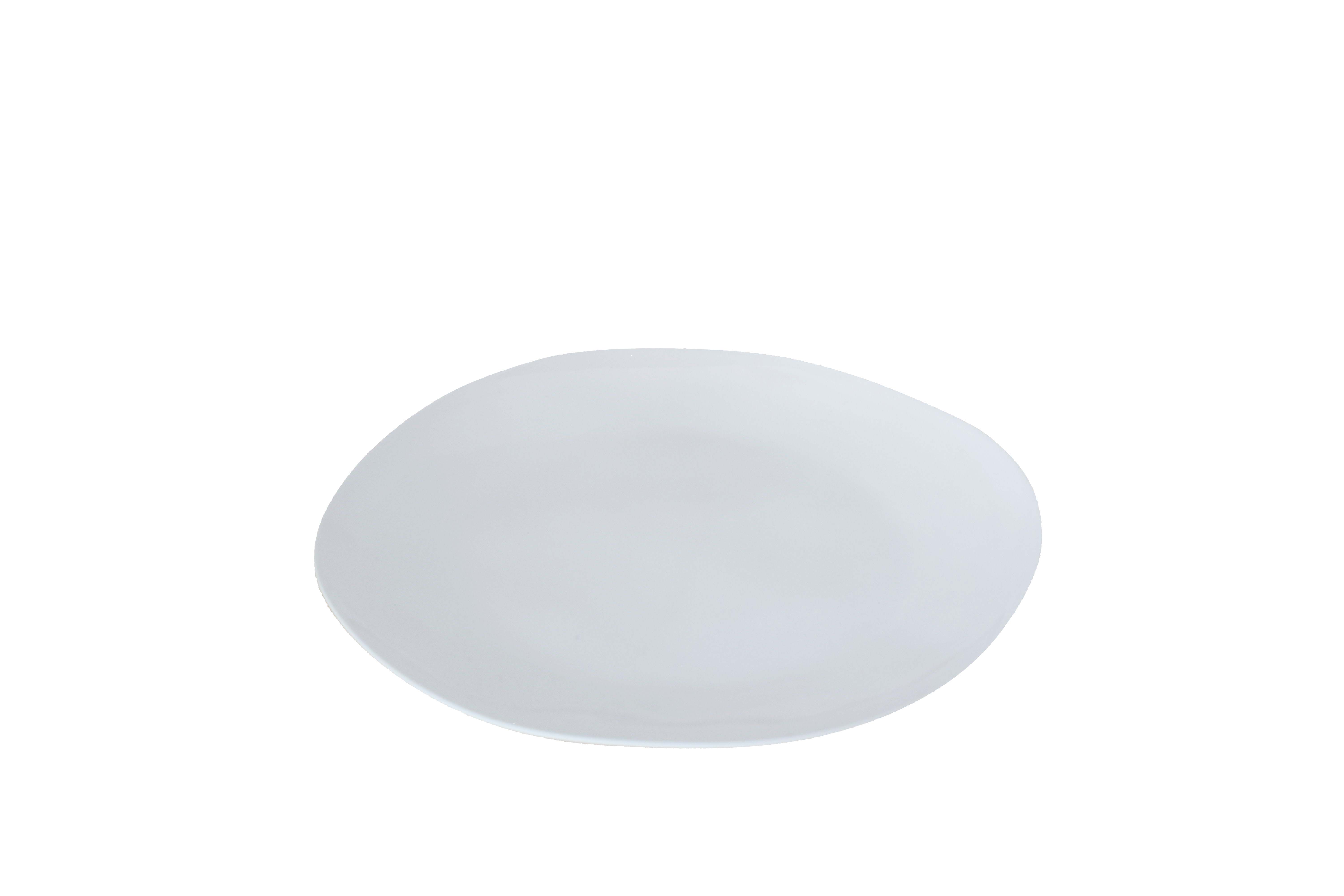 Assiette mélamine blanche D22cm