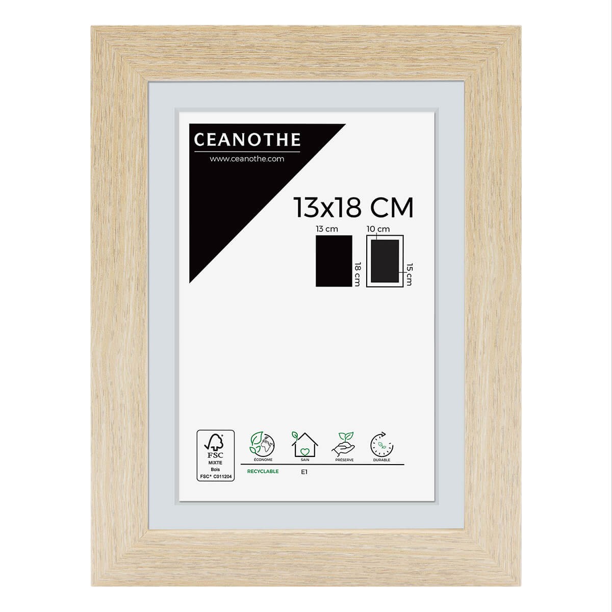 Cadre photo Bois 13x18 cm