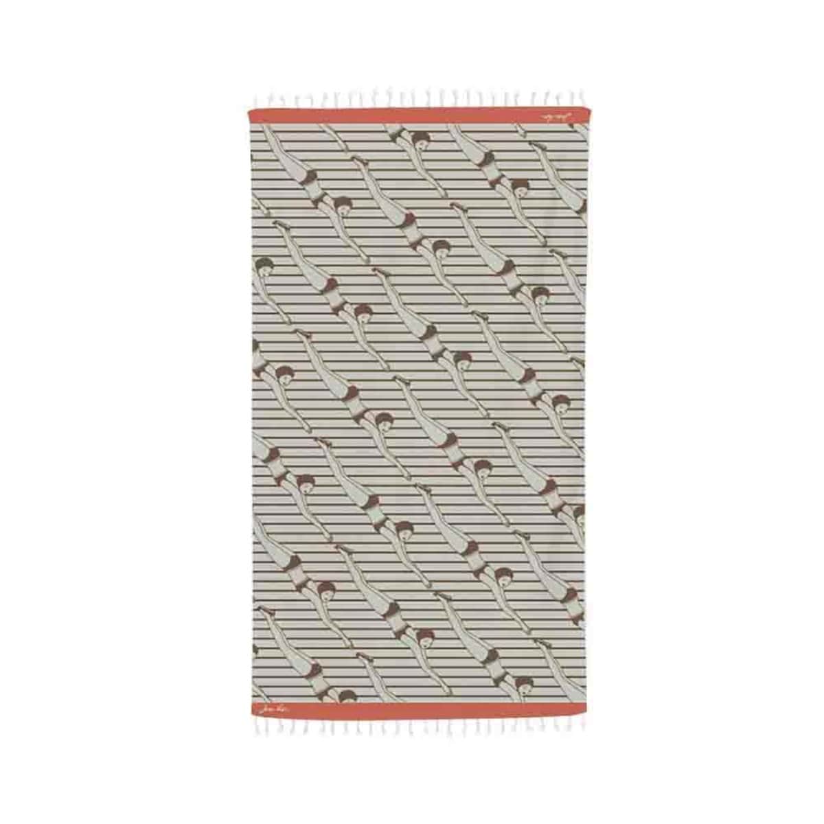 Fouta Grise 90x160 cm (photo) Fouta Grise 90x160 cm