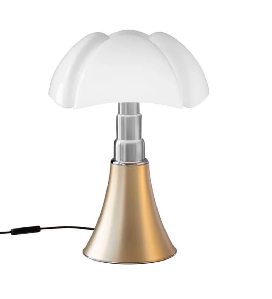 Lampe Dimmer LED pied télescopique or H50-62cm Lampe Dimmer LED pied télescopique or H50-62cm