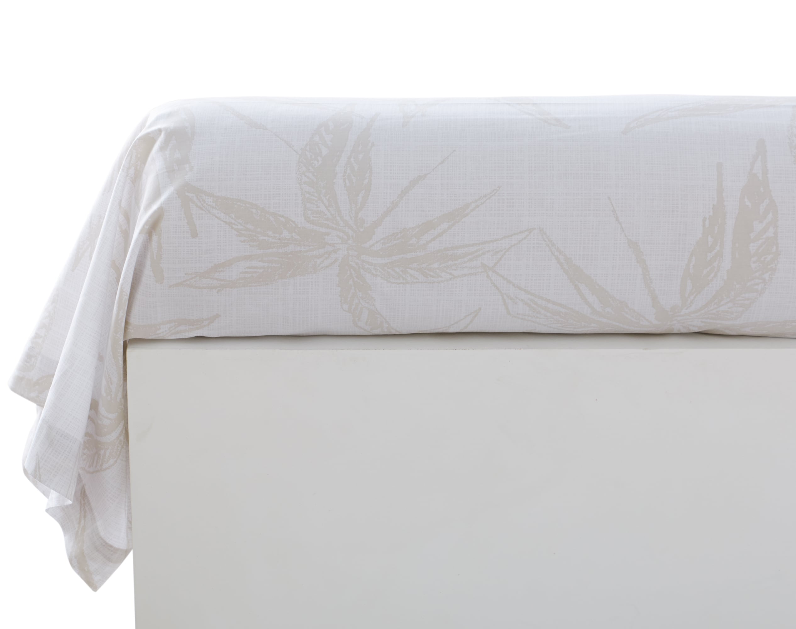 Taie de traversin 43x185 en coton beige Taie de traversin 43x185 en coton beige