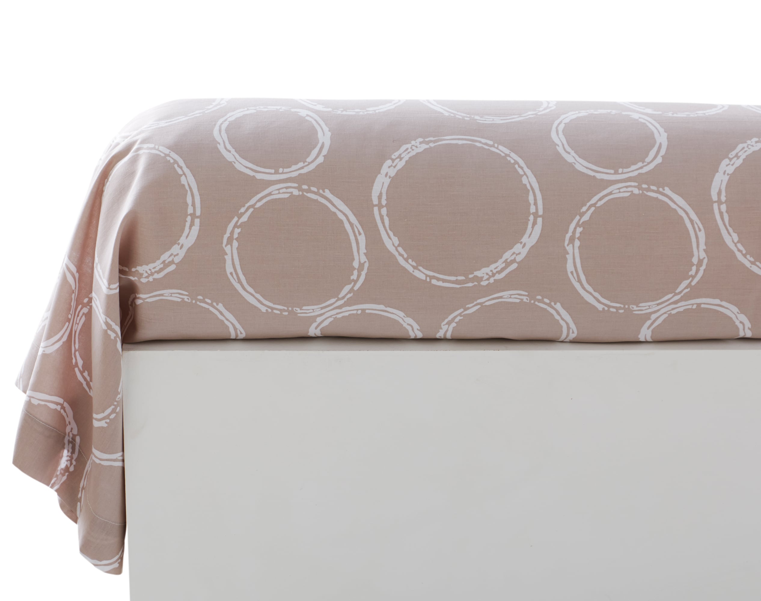 Taie de traversin 43x185 en coton beige Taie de traversin 43x185 en coton beige